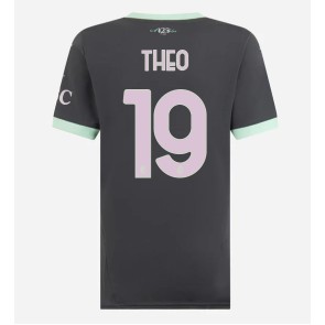 AC Milan Theo Hernandez #19 Replika Tredjetrøje Dame 2024-25 Kortærmet